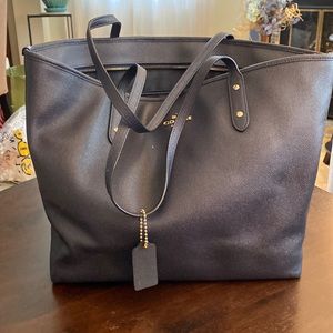 Coach Navy Blue Large Tote